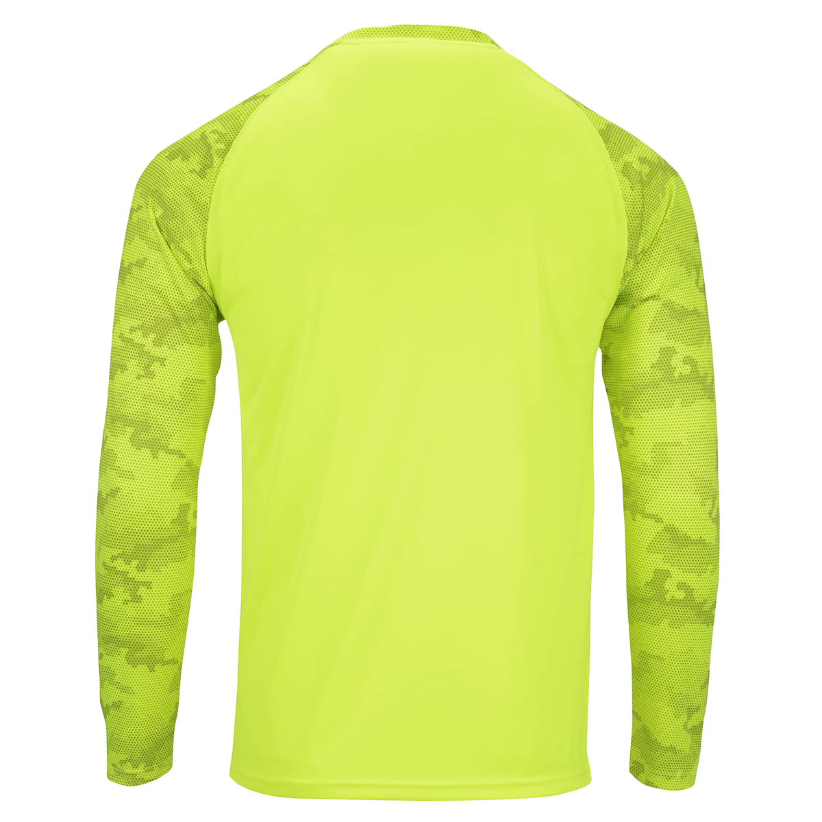 Paragon 216 Cayman Long Sleeve Sun Shirt Safety Green Back