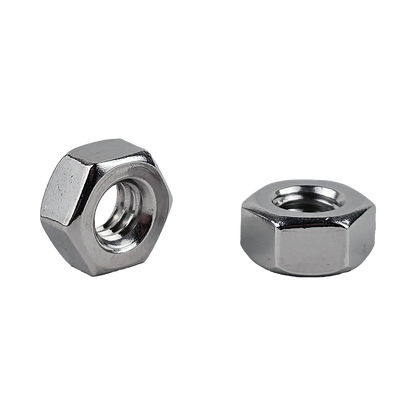 1/4"-20 Finish Hex Nuts 18-8 Stainless Steel