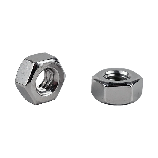 1/4"-20 Finish Hex Nuts 18-8 Stainless Steel