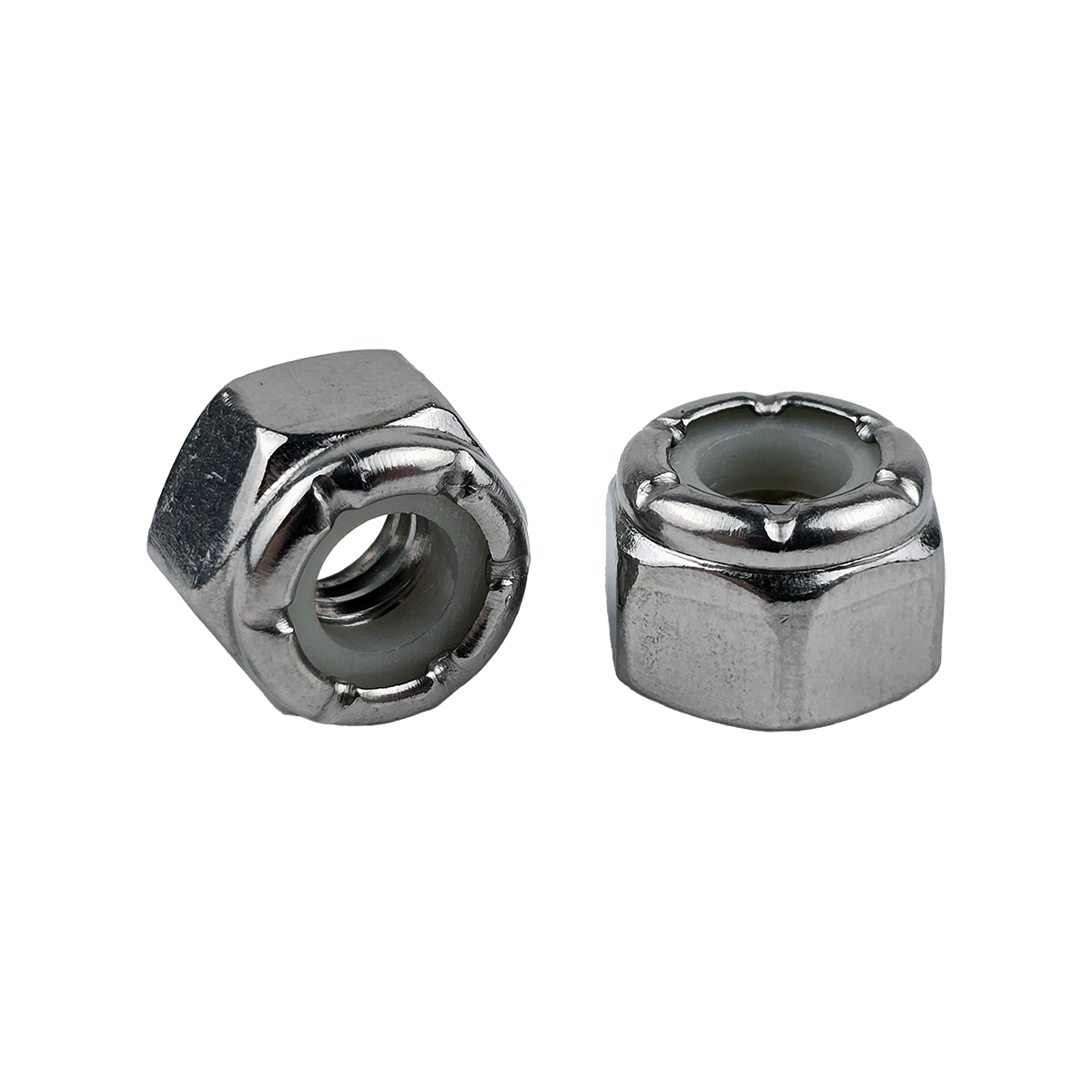 1/4"-20 Nylon Insert Locknuts 18-8 Stainless Steel