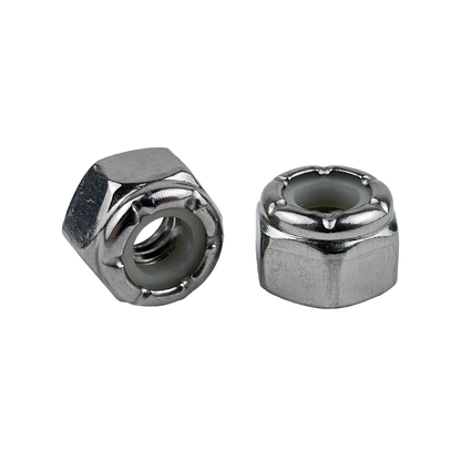 1/4"-20 Nylon Insert Locknuts 18-8 Stainless Steel