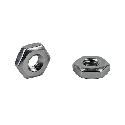 #12-24 Machine Screw Hex Nuts 18-8 Stainless Steel