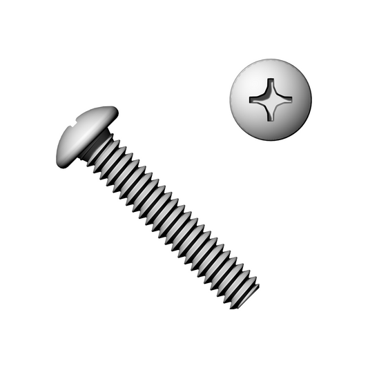 #10-24 Phillips Pan Head Machine Screws 18-8 Stainless Steel