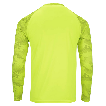 Paragon 216 Cayman Long Sleeve Sun Shirt Safety Green Back