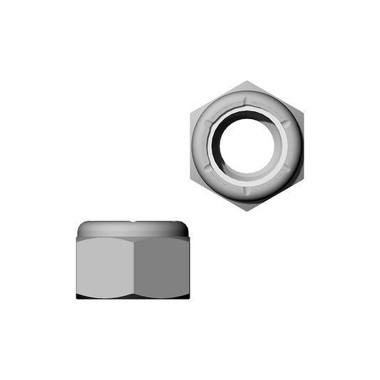 5/16"-18 Nylon Insert Locknuts 18-8 Stainless Steel