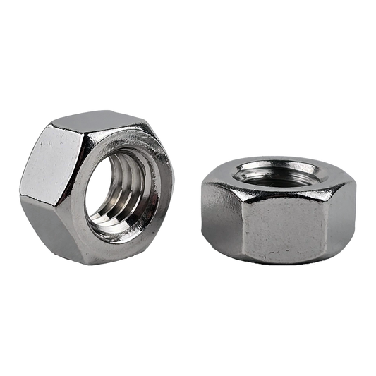 7/16"-14 Finish Hex Nuts 18-8 Stainless Steel