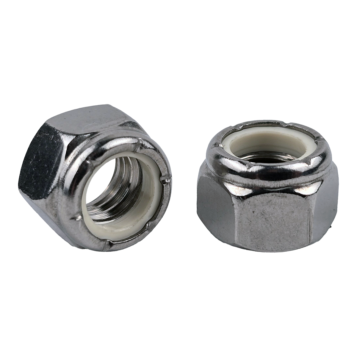 7/16"-14 Nylon Insert Locknuts 18-8 Stainless Steel