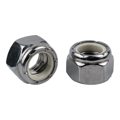 7/16"-14 Nylon Insert Locknuts 18-8 Stainless Steel