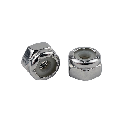 #8-32 Nylon Insert Locknuts 18-8 Stainless Steel