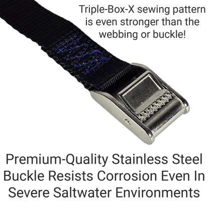 1" Premium Polyester Tie-Down Straps